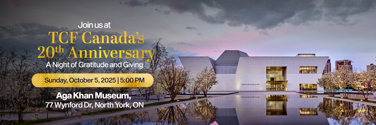 TCF Canada’s 20th Anniversary – A Night of Gratitude and Giving